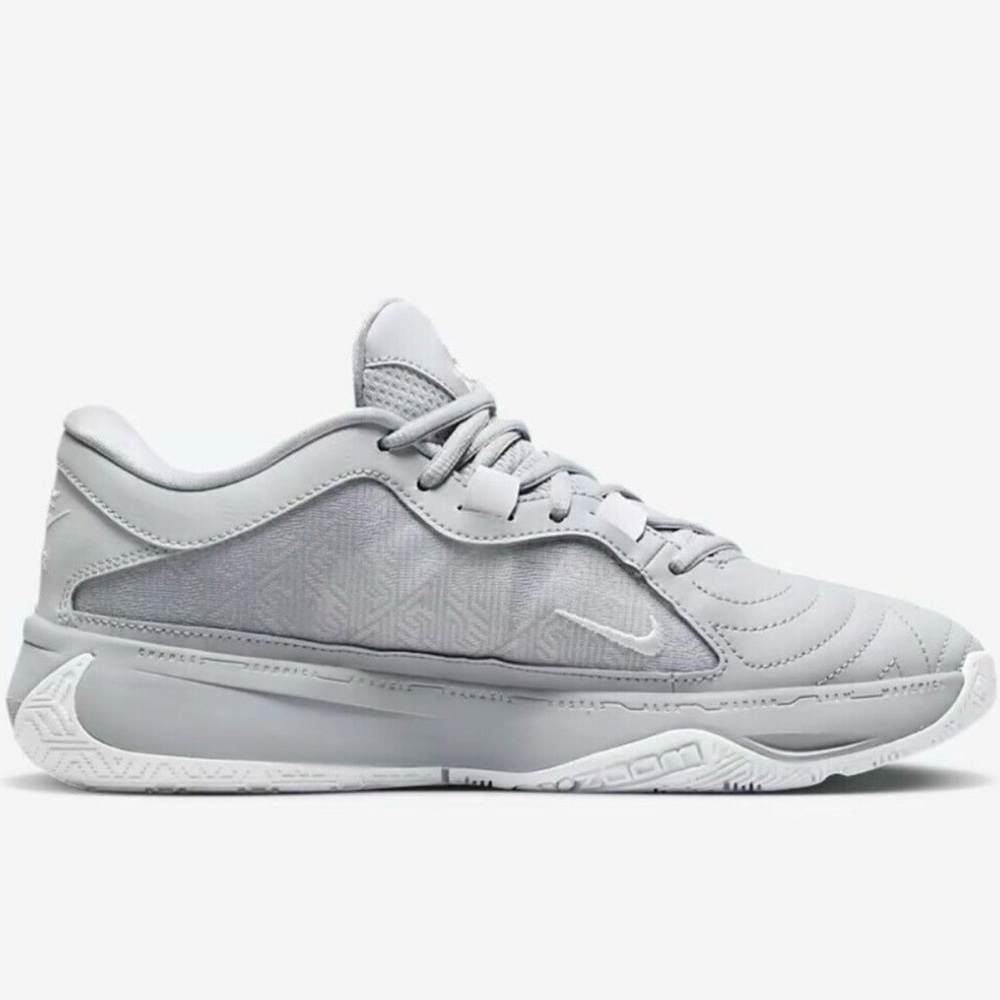 NEW Men's Size 14 Nike Zoom Freak 5 TB Wolf Grey White Basketball Giannis Shoes - Picture 2 of 12